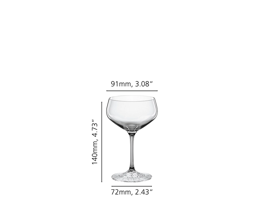 SPIEGELAU Perfect Serve Collection Coupette Glasses – Set of 4