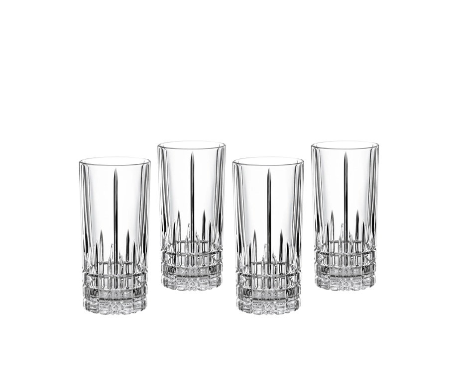 SPIEGELAU Perfect Serve Collection Long Drink Glasses – Set of 4