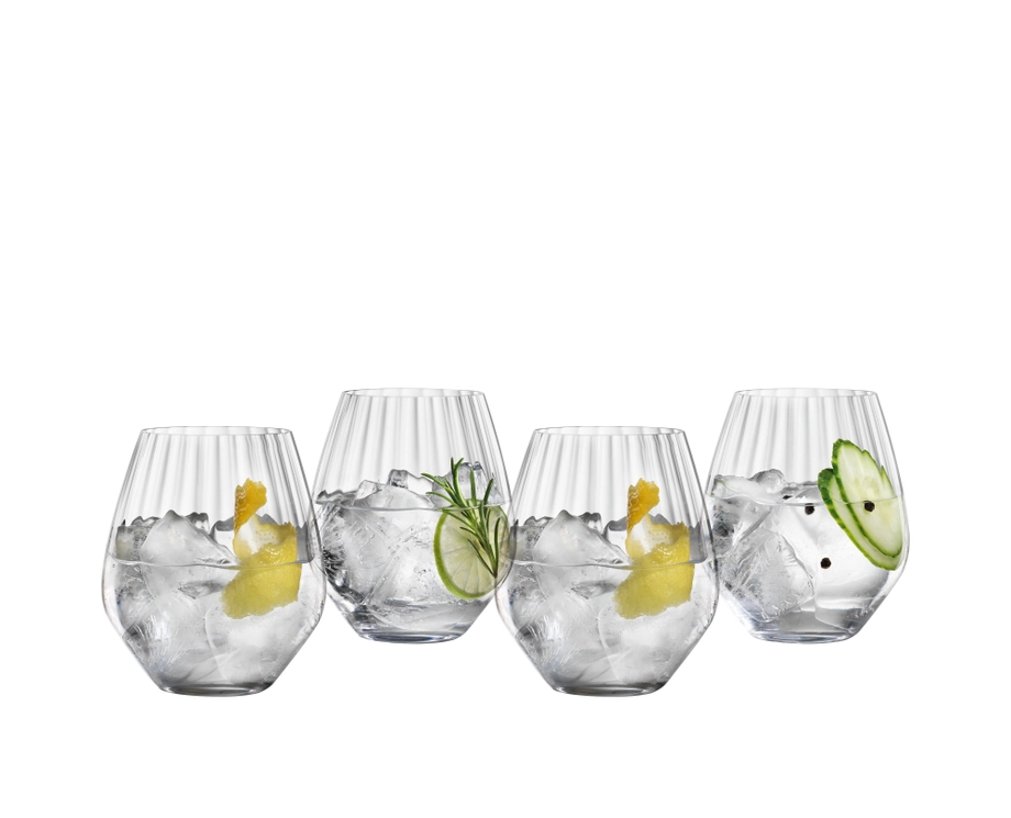 SPIEGELAU Specialty 4-Piece Gin & Tonic Glass Set – Premium Crystal