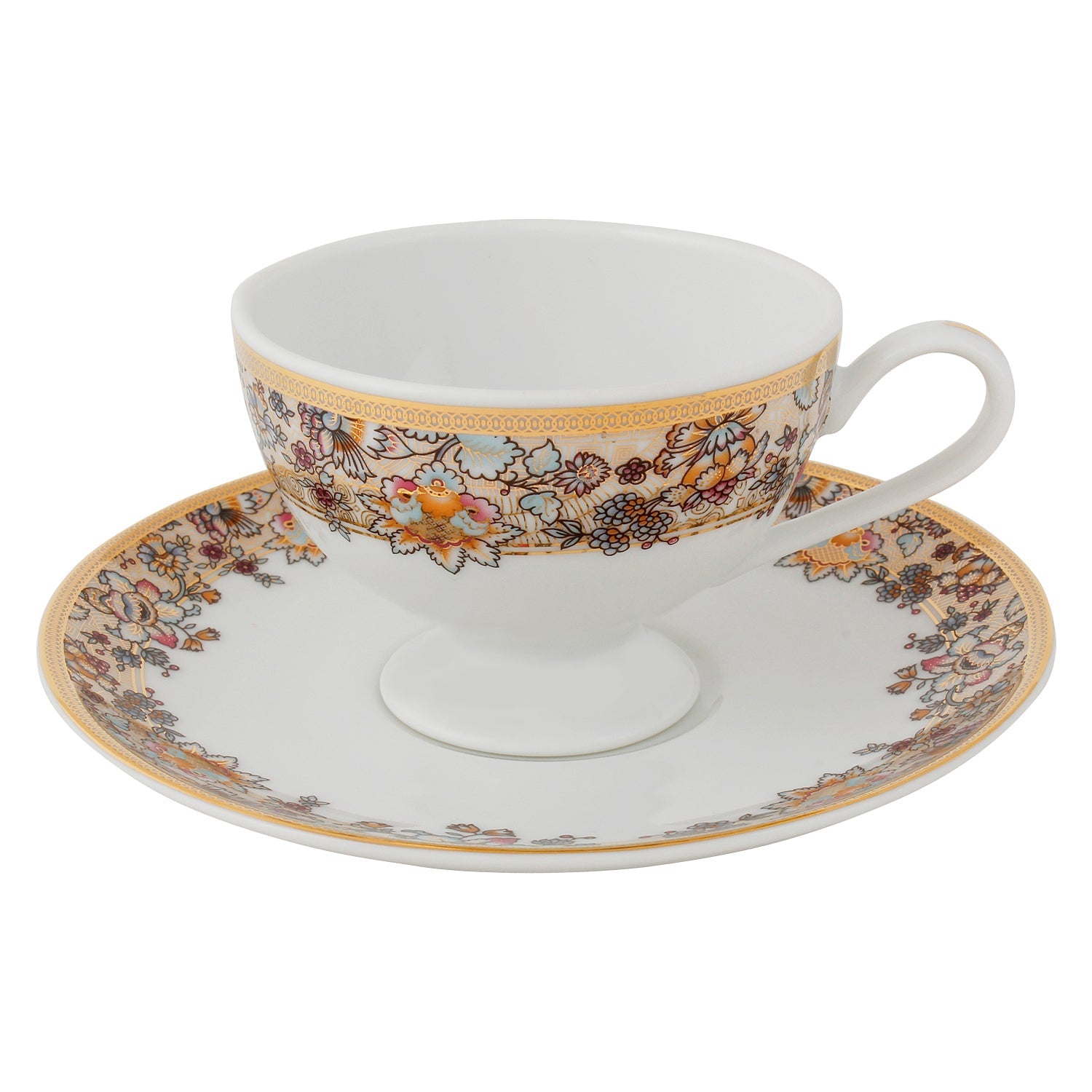 Azure Regalia – 12 Piece Gold Lining Tea Set