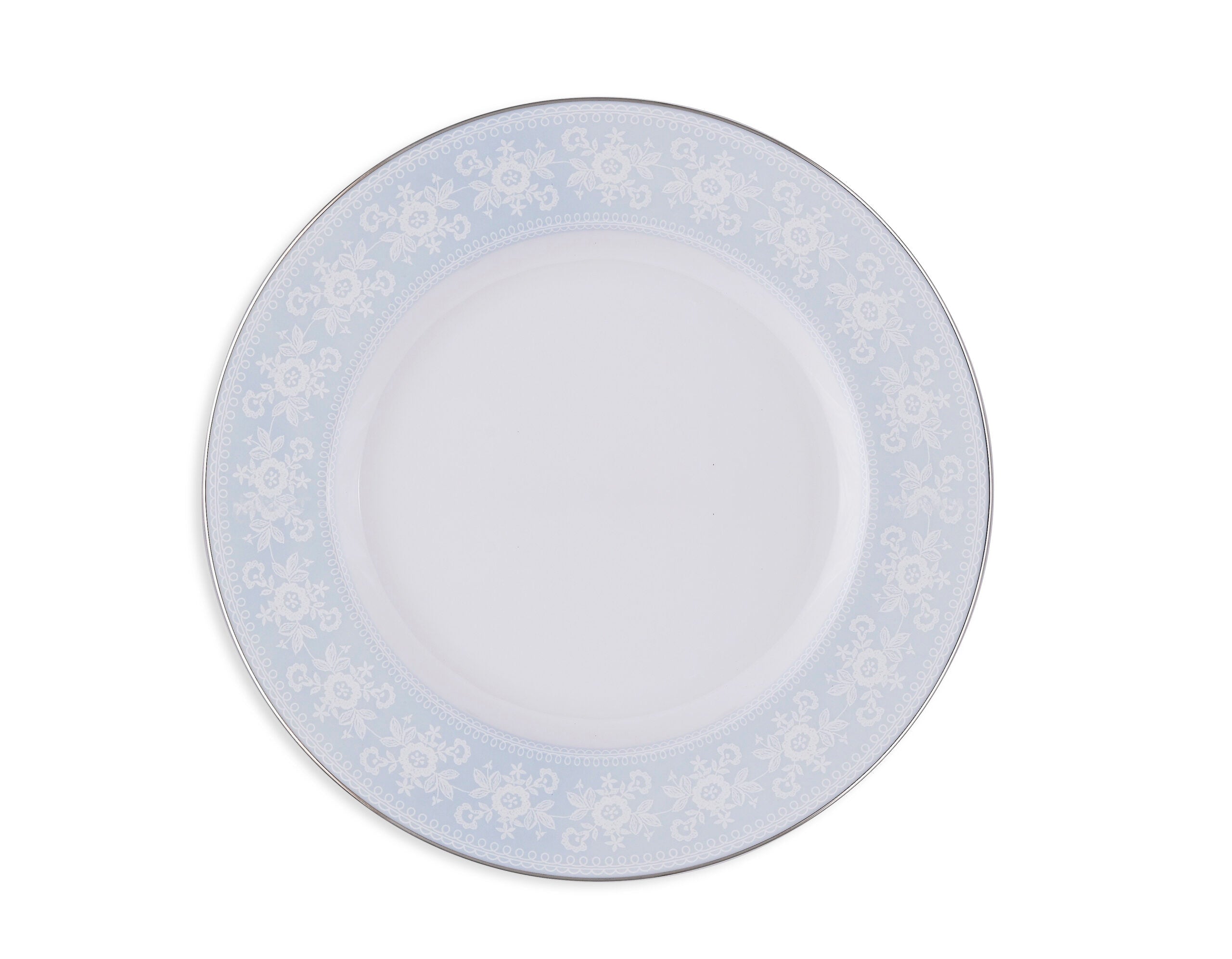 Azure By Dankotuwa Pizzi Marlette 21-Piece Porcelain Dinner Set - Platinum Lining