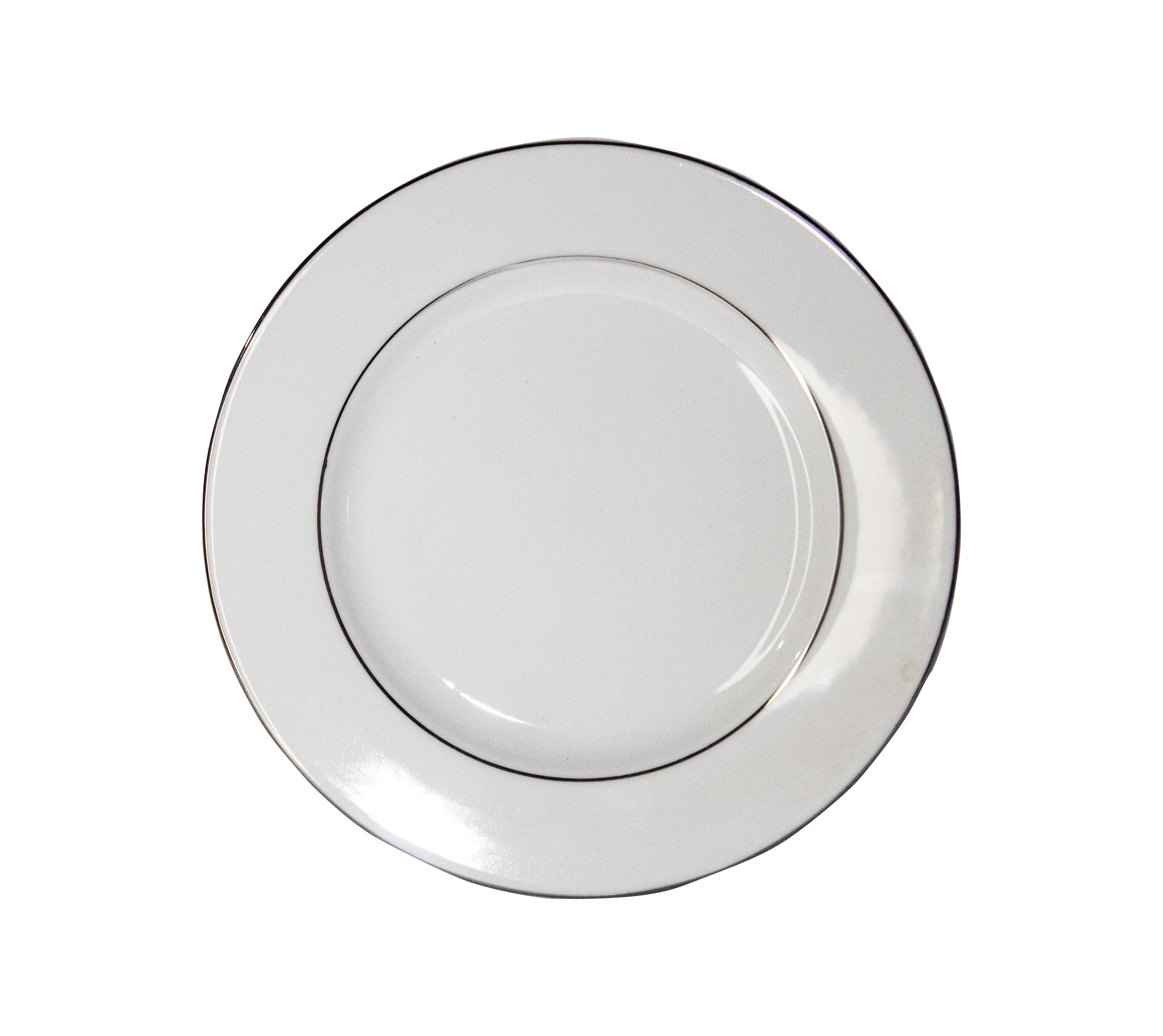 Azure Opaline Platinum – 21 Piece Platinum Dinner Set