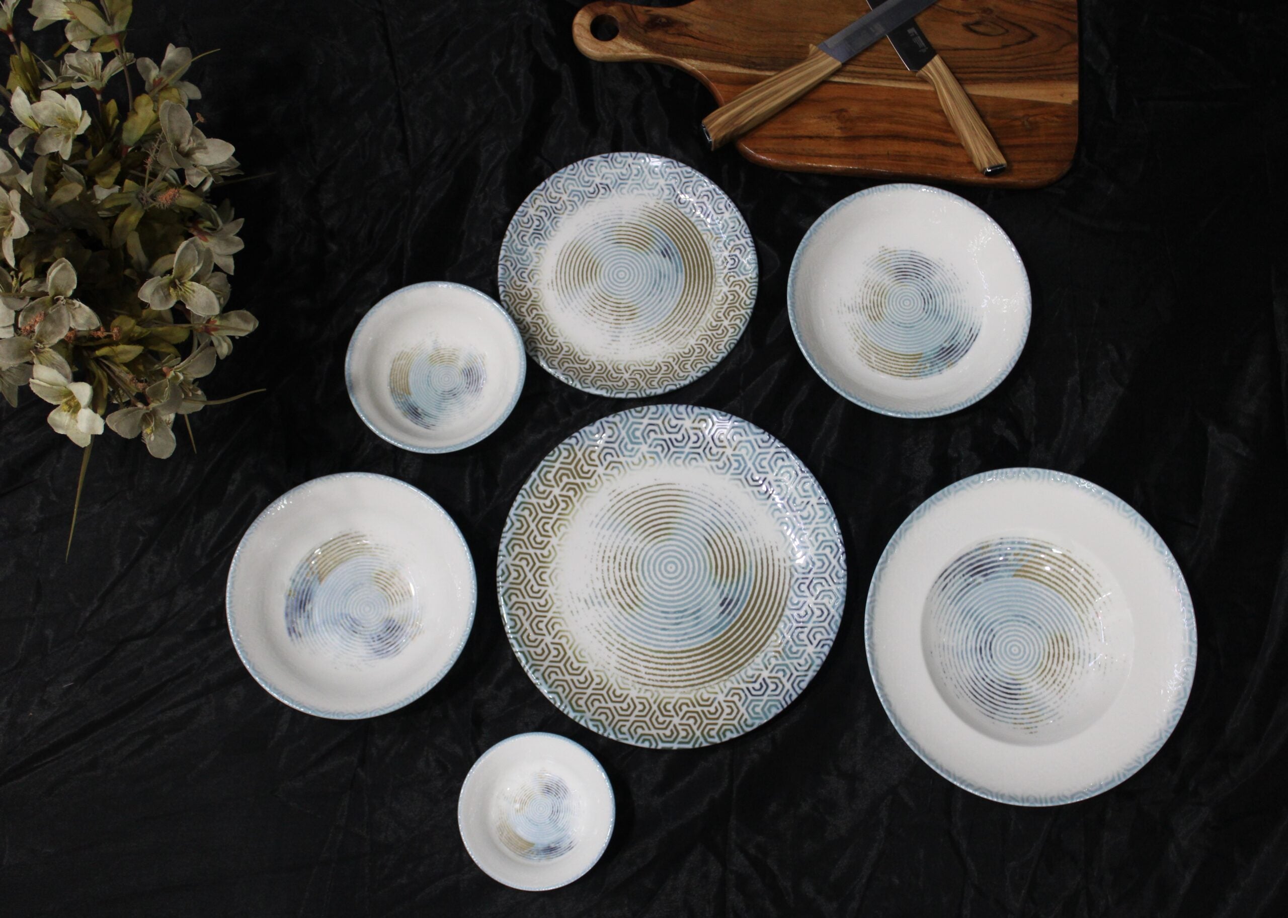 Azure Tenedos – 20 Piece Dinner Set