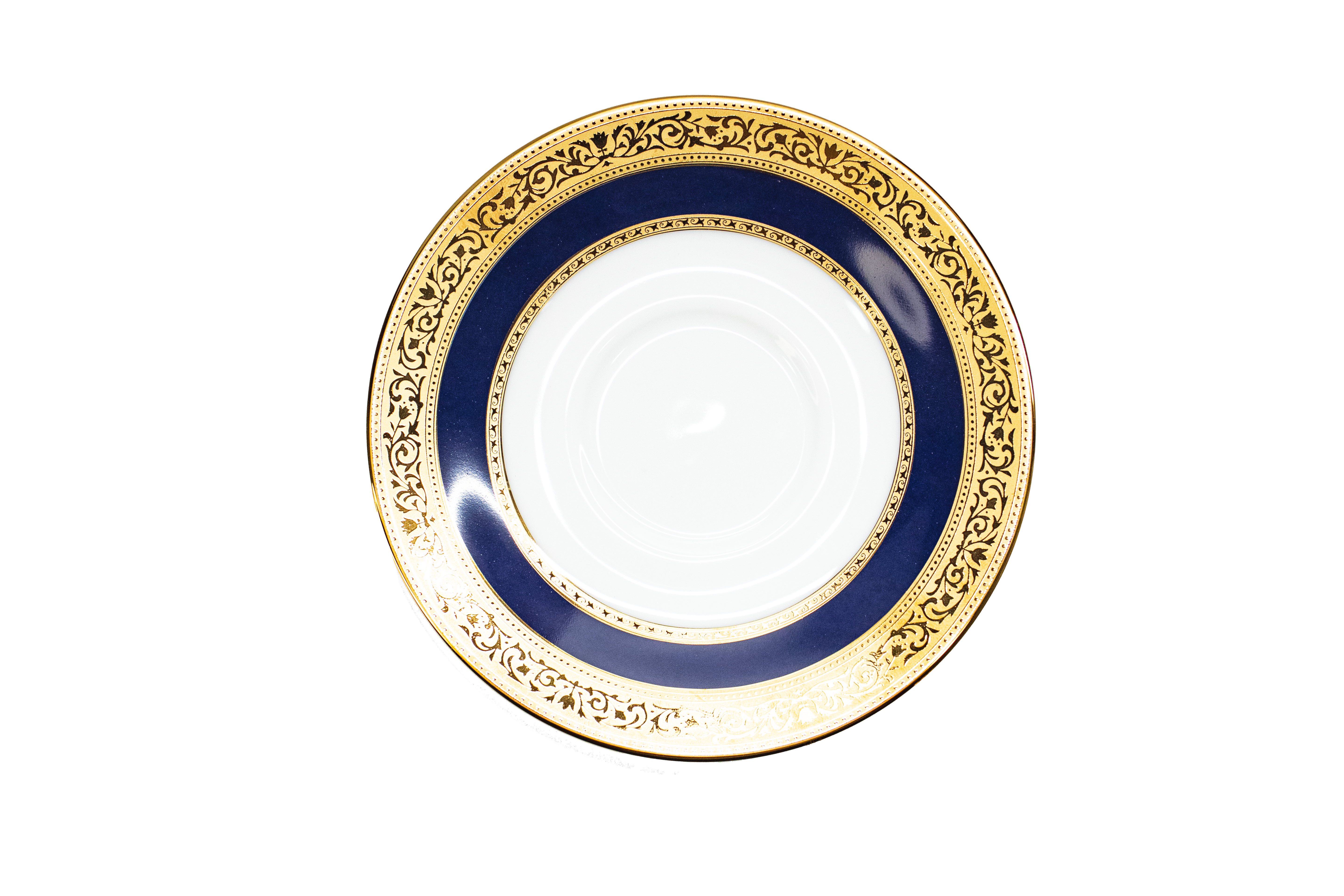 Azure by Dankotuwa Sapphire Laurel Blue – 12 Piece Gold Lining Tea Set