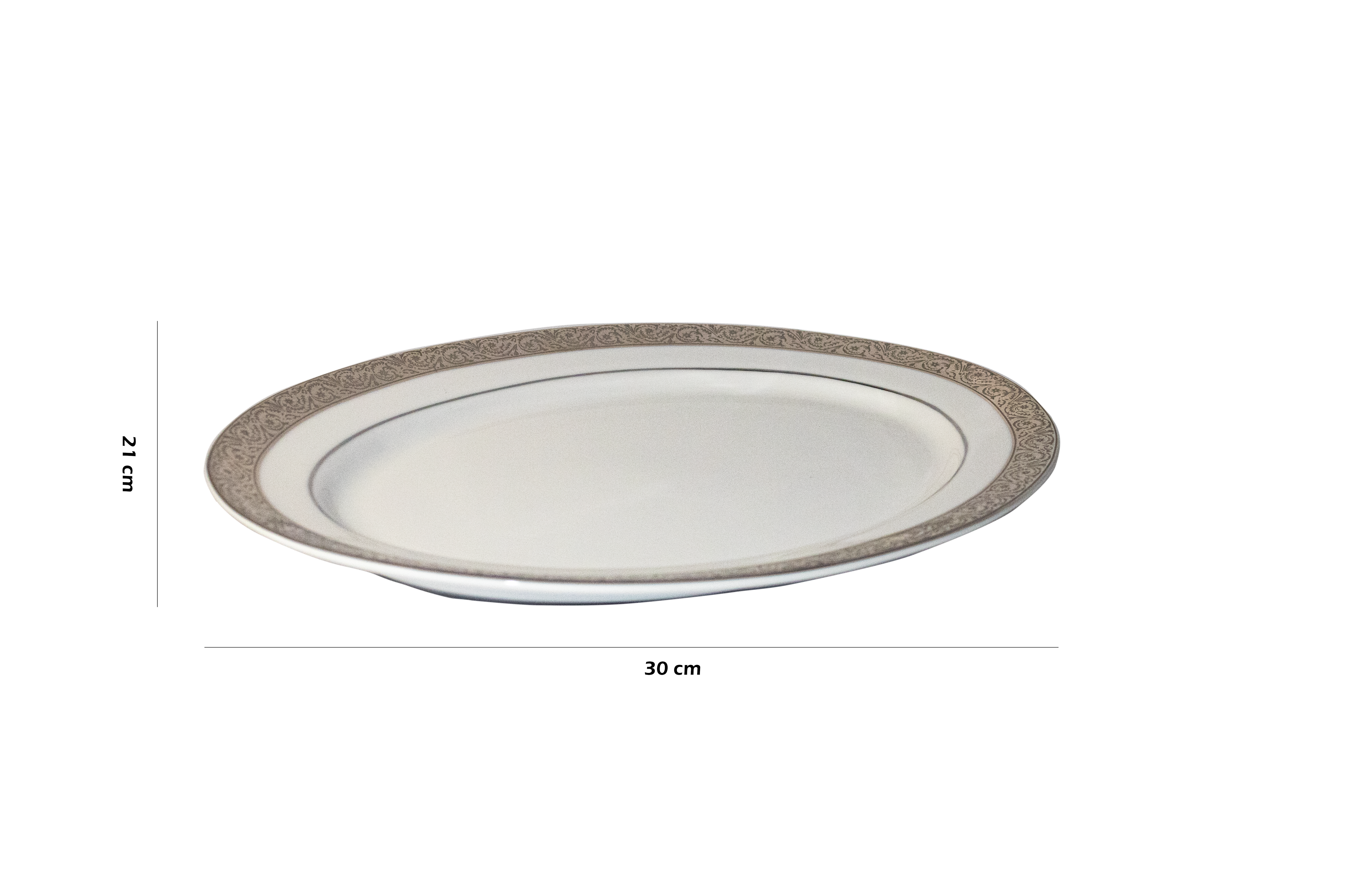 Azure Midnight Royale – 21 Piece Platinum Dinner Set