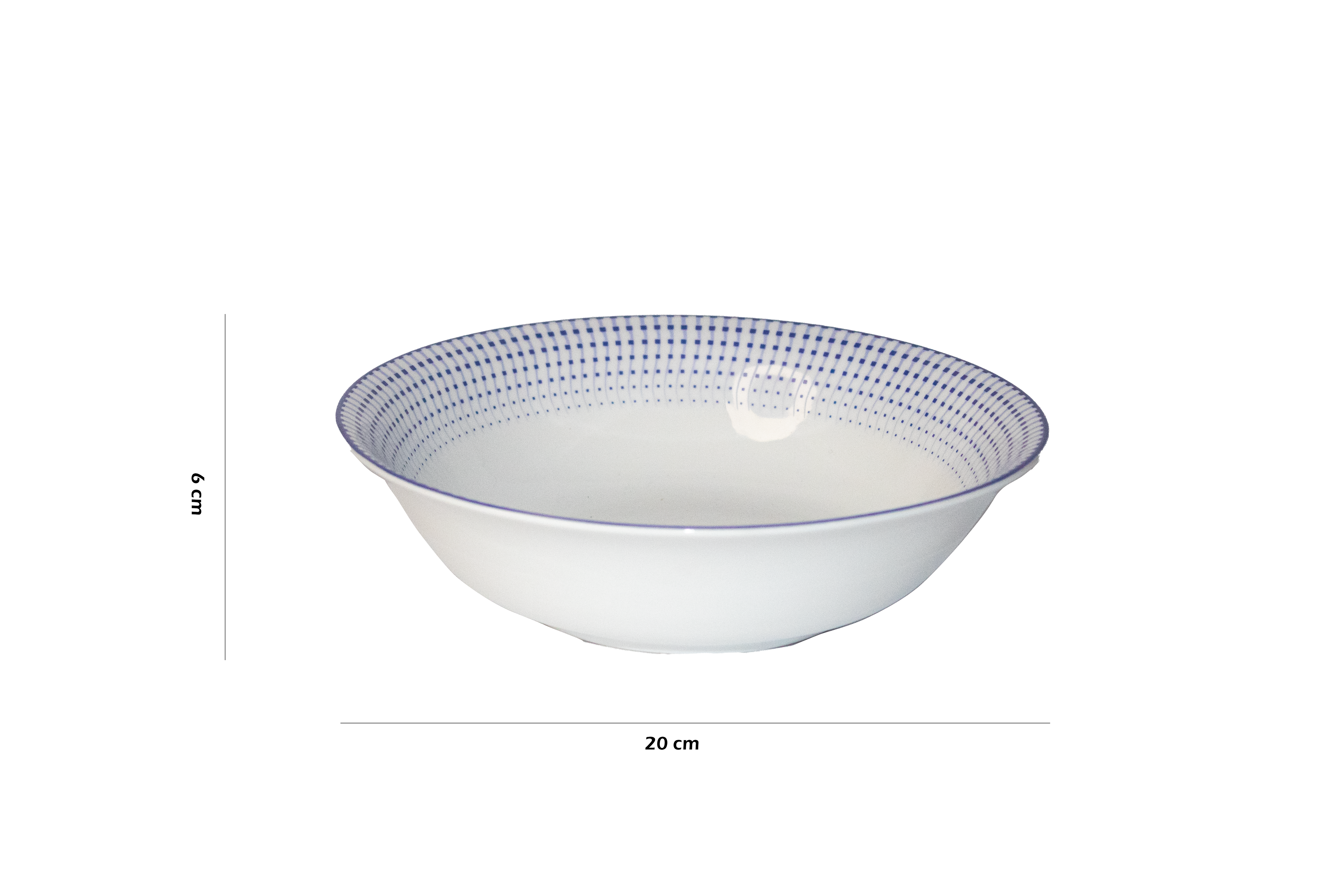 Azure Indigo Whisper – 21 Piece Dinner Set