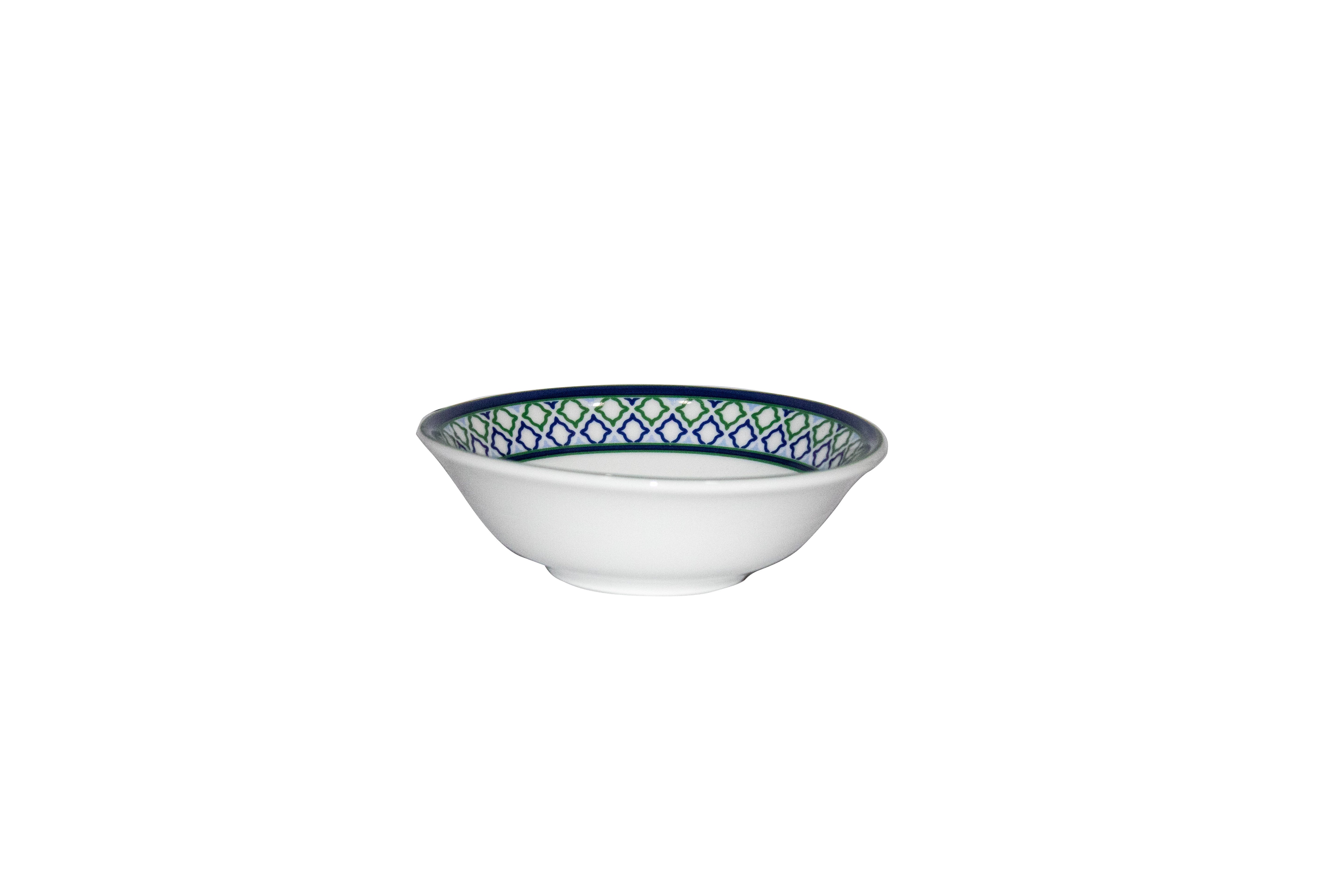 Azure Moroccan Trellis – 21 Piece Dinner Set