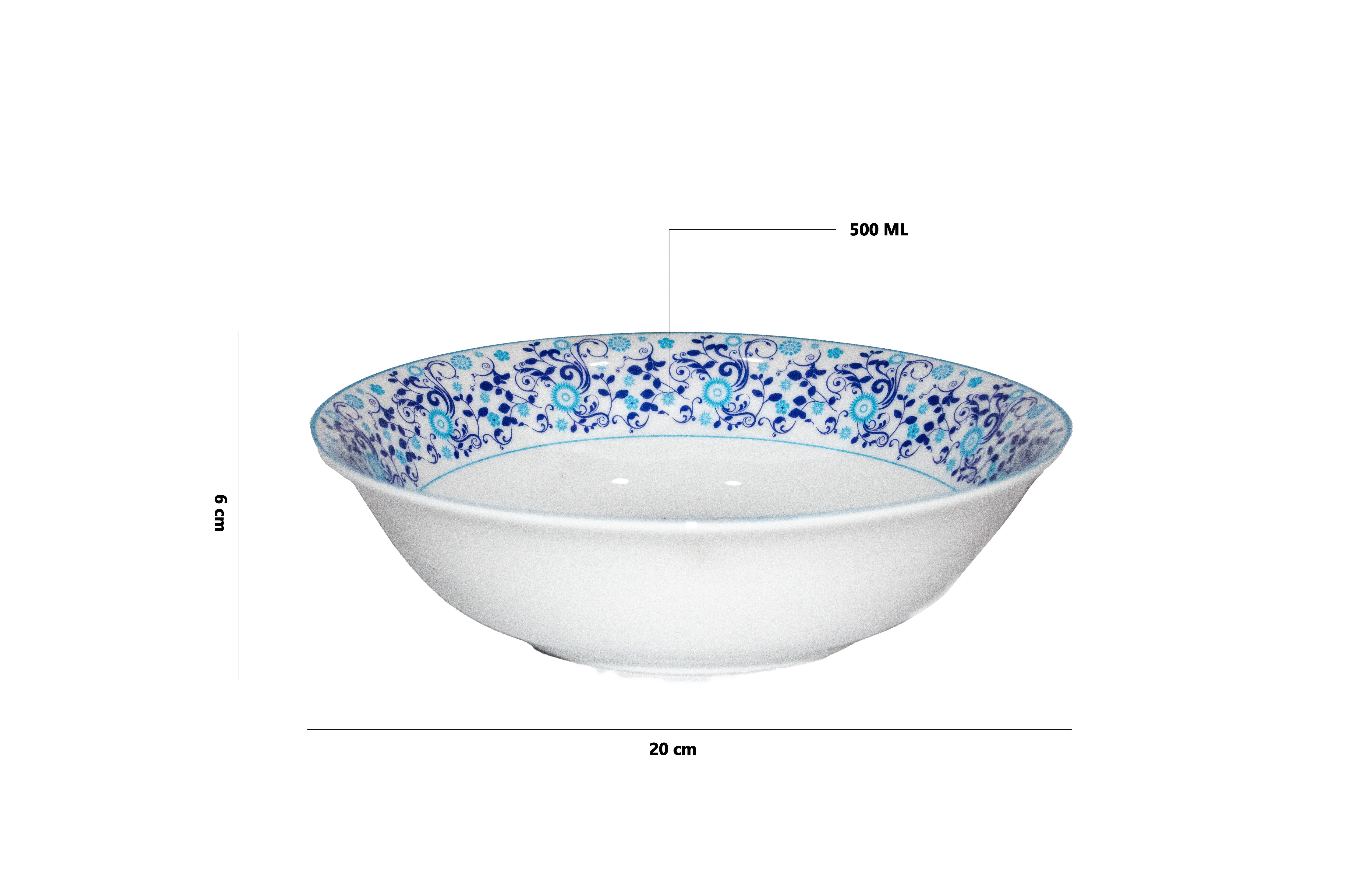 Azure Blue Mirage – 21 Piece Dinner Set