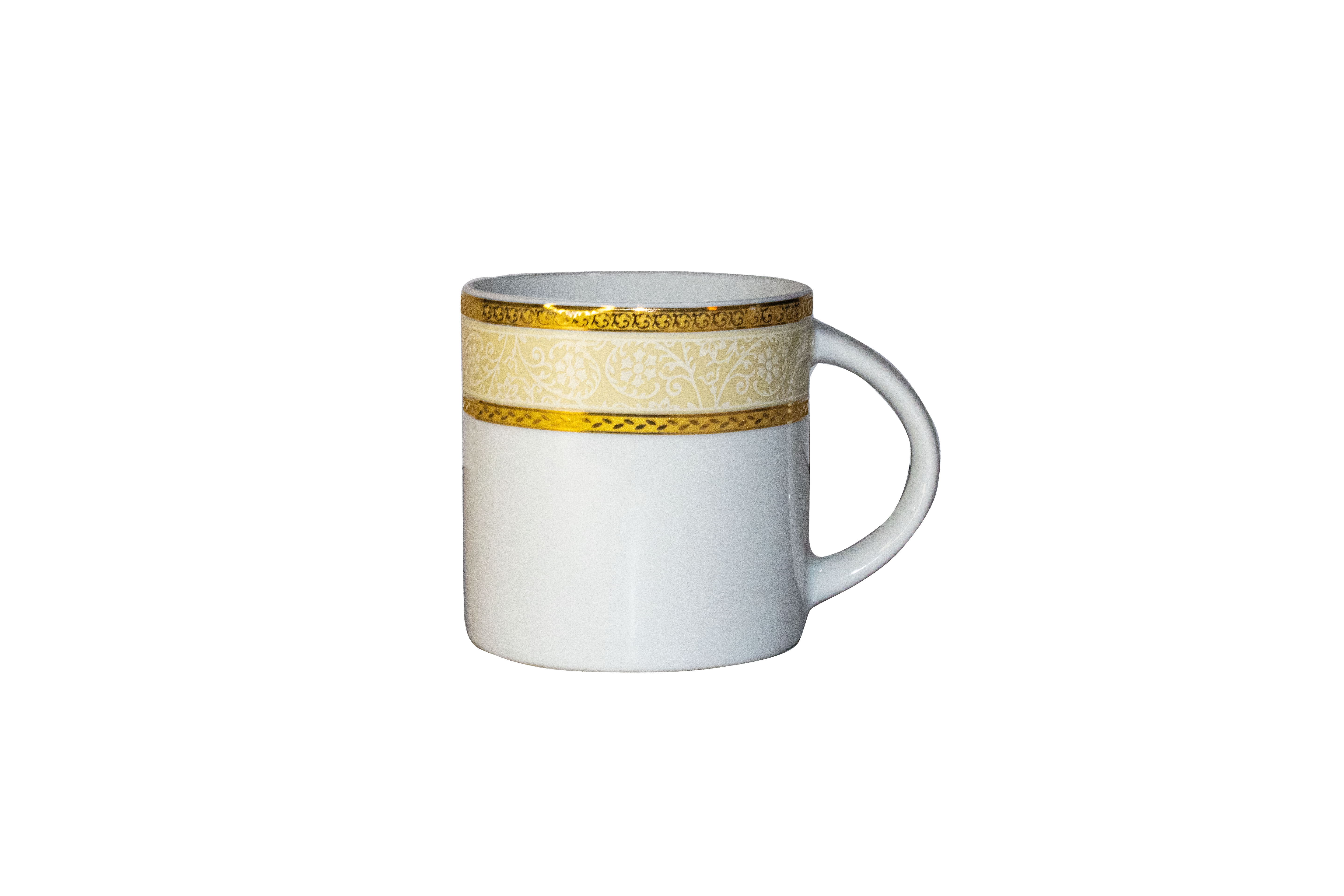 Azure Imperial Grace – Set of 6 Gold Lining Mug Set