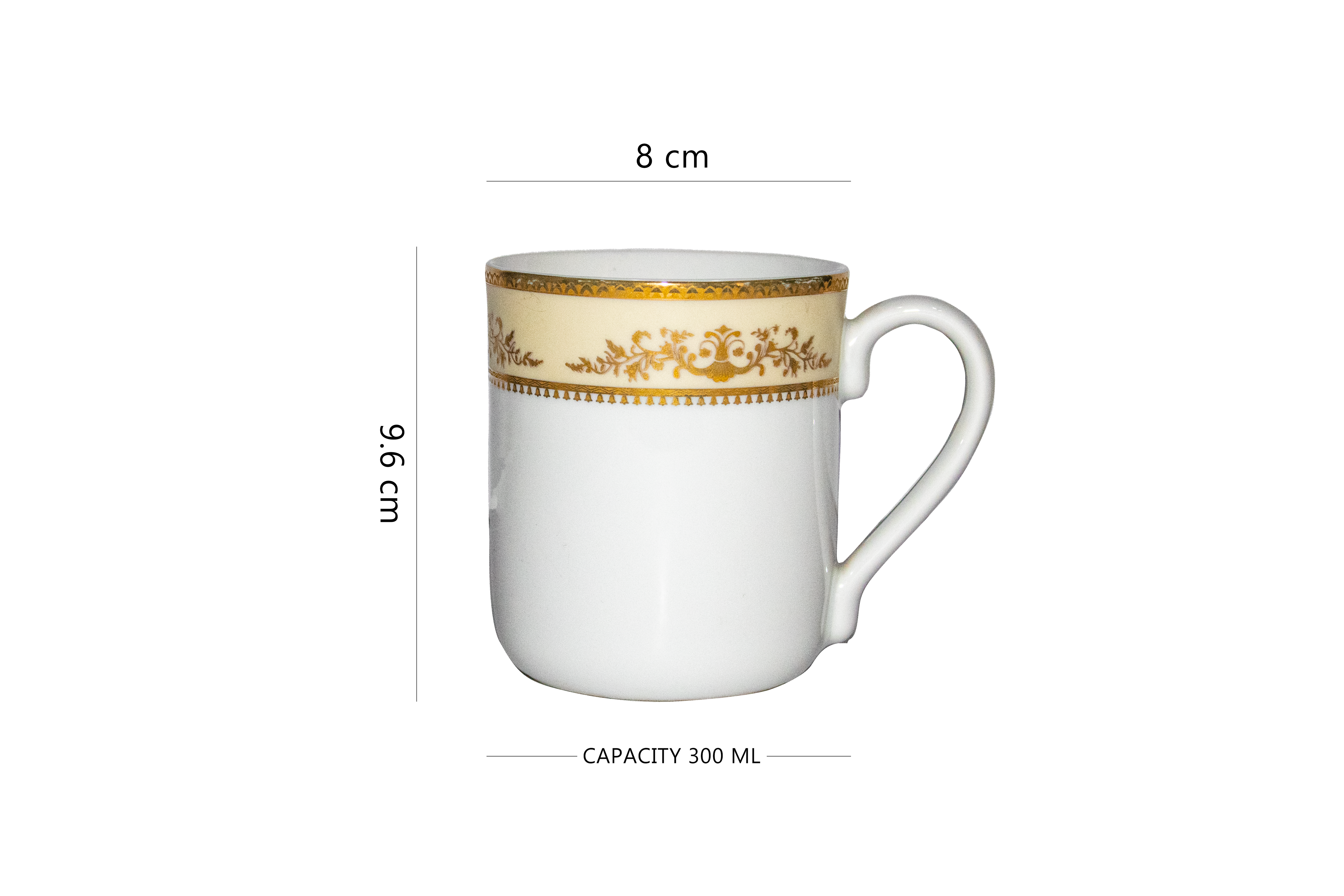Azure Imperial Aurelia – Set of 2 Gold Lining Mug Set