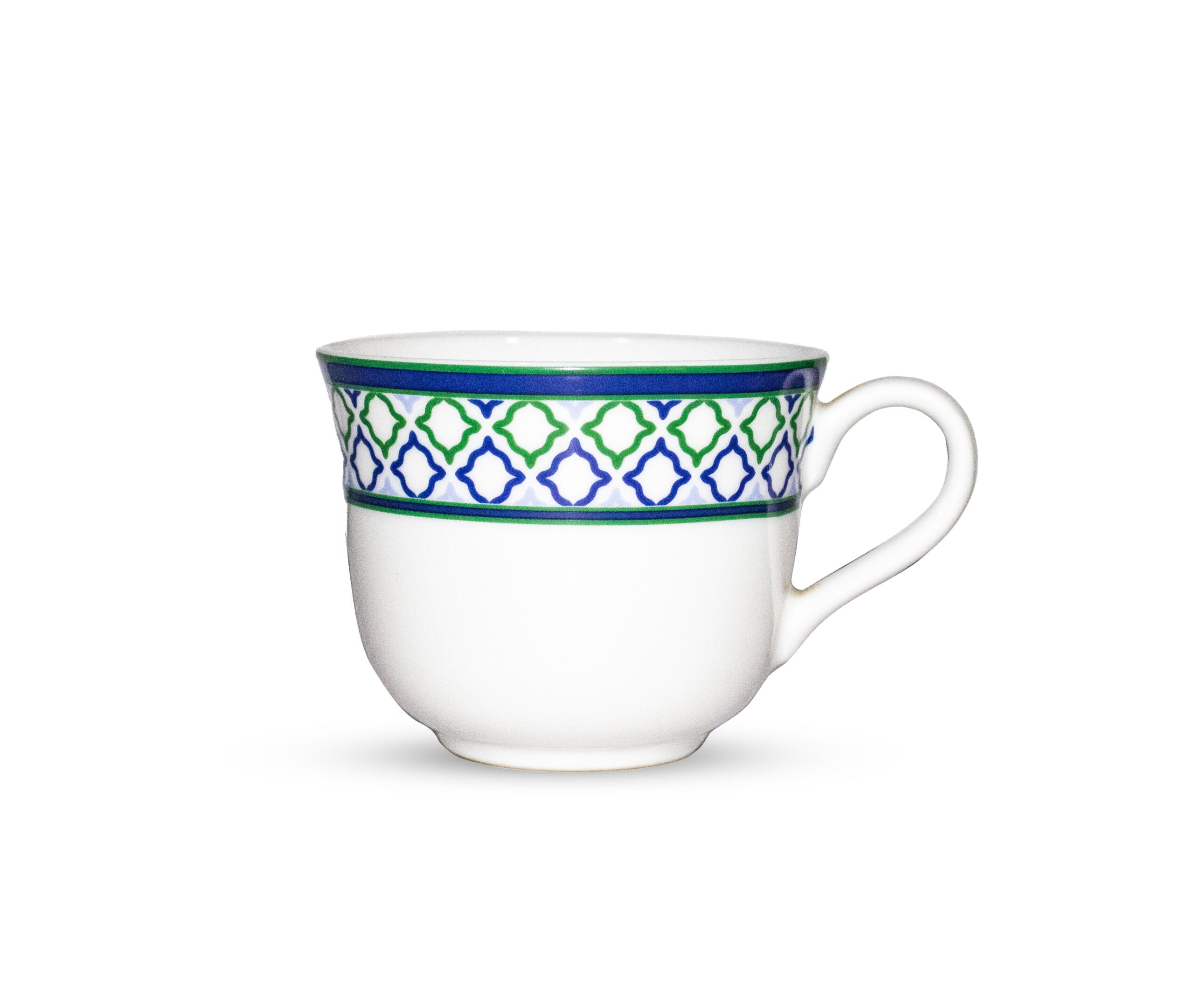Azure Moroccan Trellis – 12-Piece Tea Set