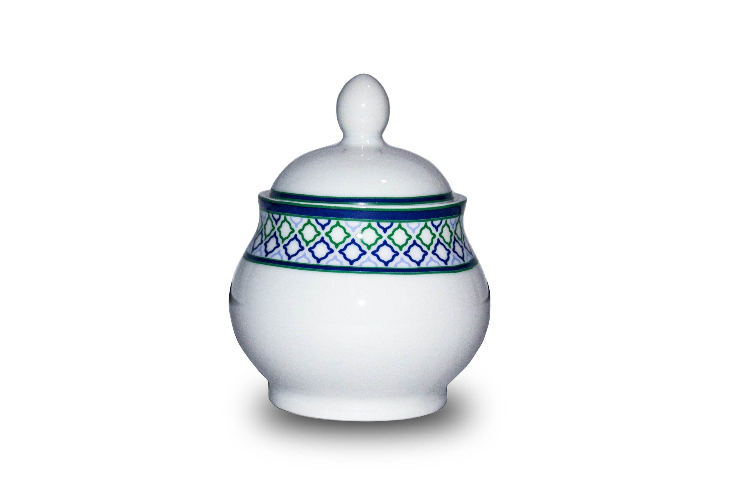 Azure Moroccan Trellis – 17 Piece Tea Set