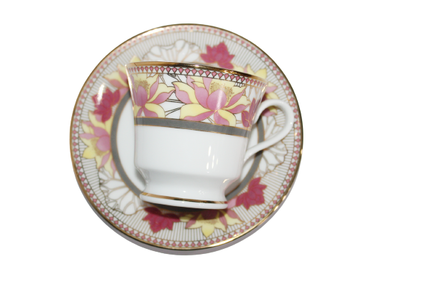 Azure by Dankotuwa Nymphaea – 12 Piece Gold Lining Tea Set