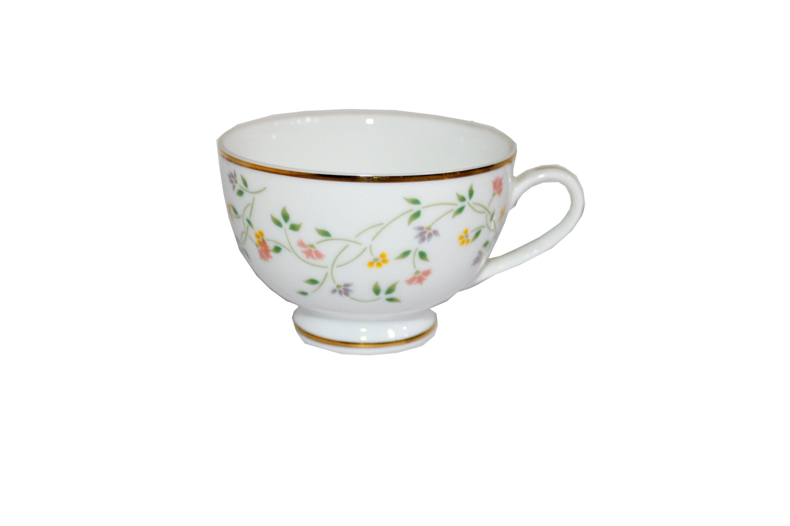 Azure by Dankotuwa Floral Vines – 12 Piece Gold Lining Tea Set