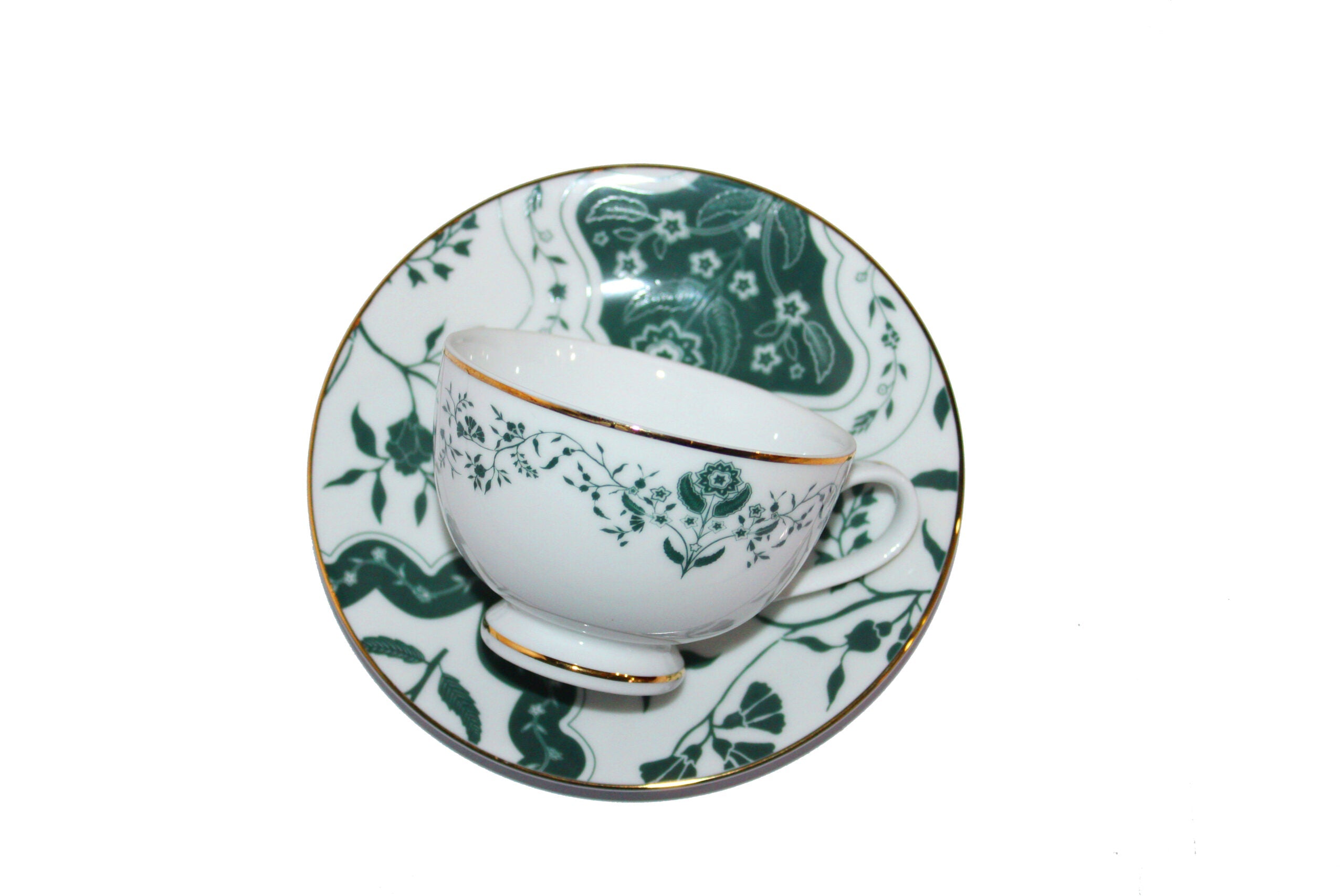Azure by Dankotuwa Floeur – 12 Piece Gold Lining Tea Set