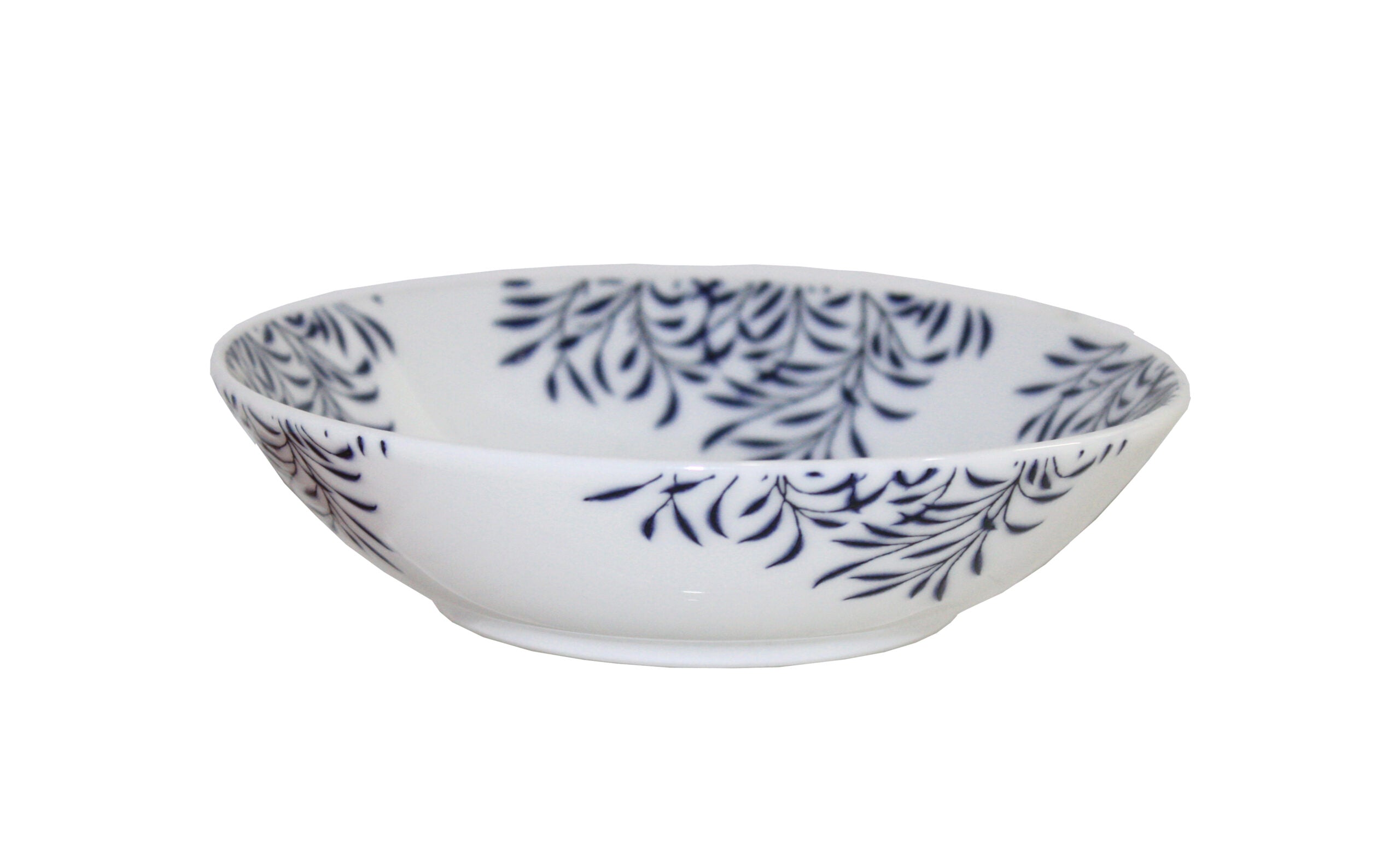 Azure By Dankotuwa Blue Leaf 15-Piece Porcelain Dinner Set