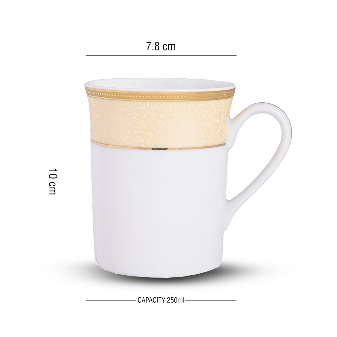 Azure by Dankotuwa Pandora Hot – Set of 2 Gold Lining Mug Set