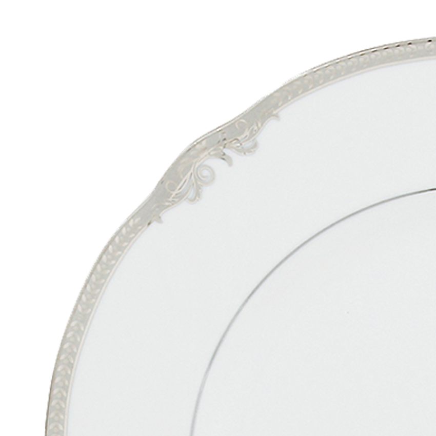 Azure Platinum Empress – 21 Piece Platinum Dinner Set