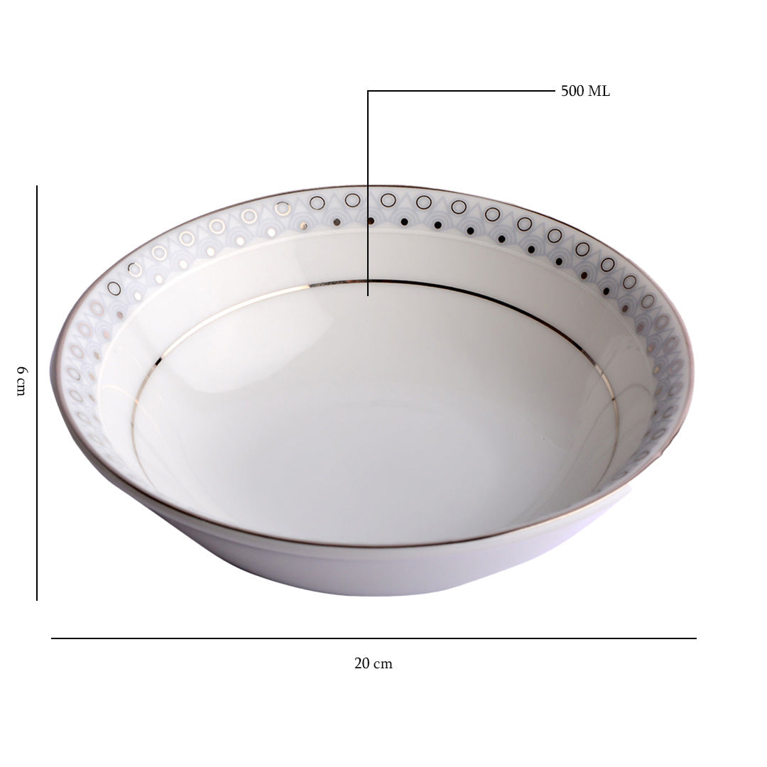 Azure Celestia Diamond – 21 Piece Platinum Dinner Set