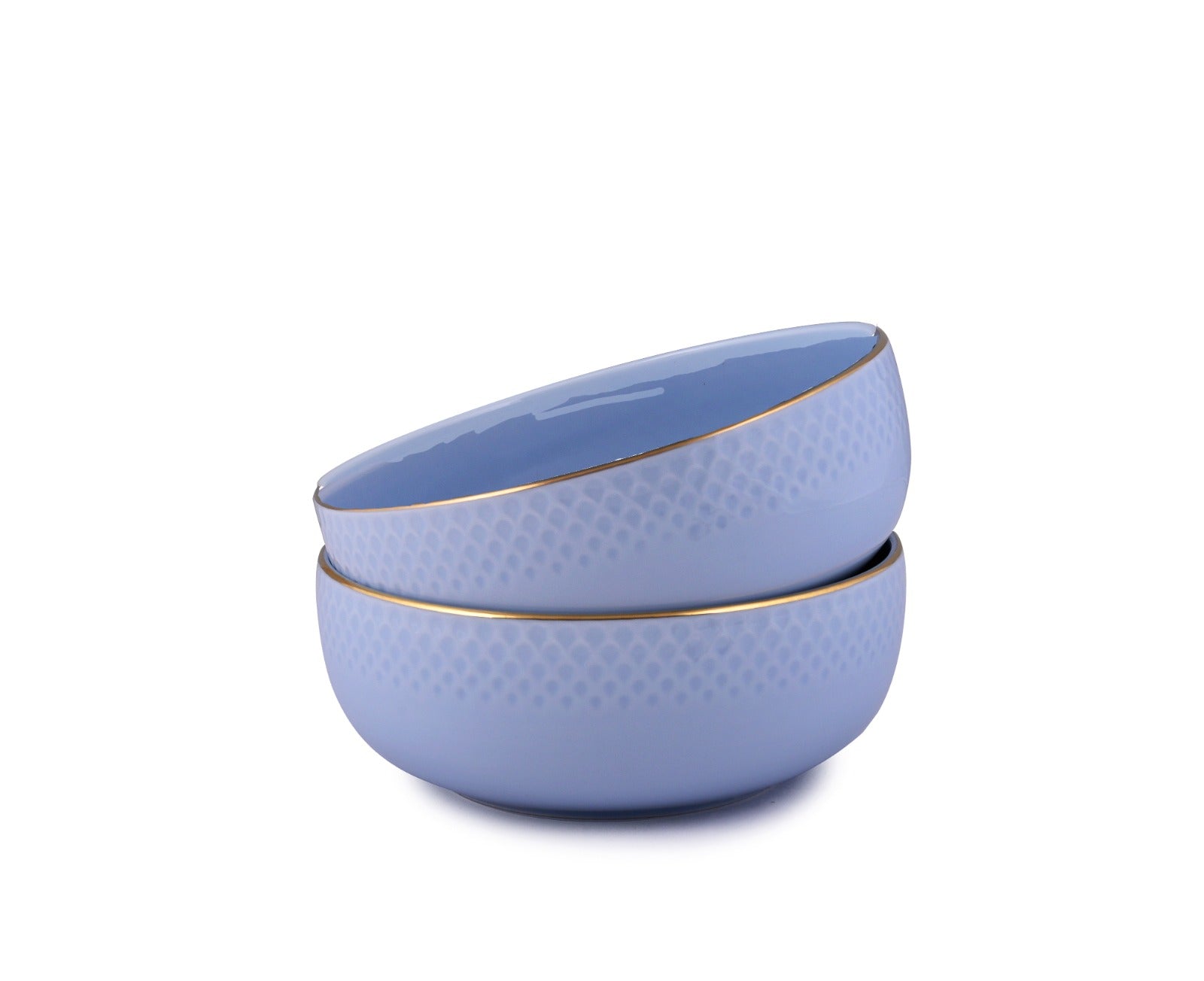 Dankotuwa Glazed Snack Gift Set – Water Drop Blue 6-Piece Set