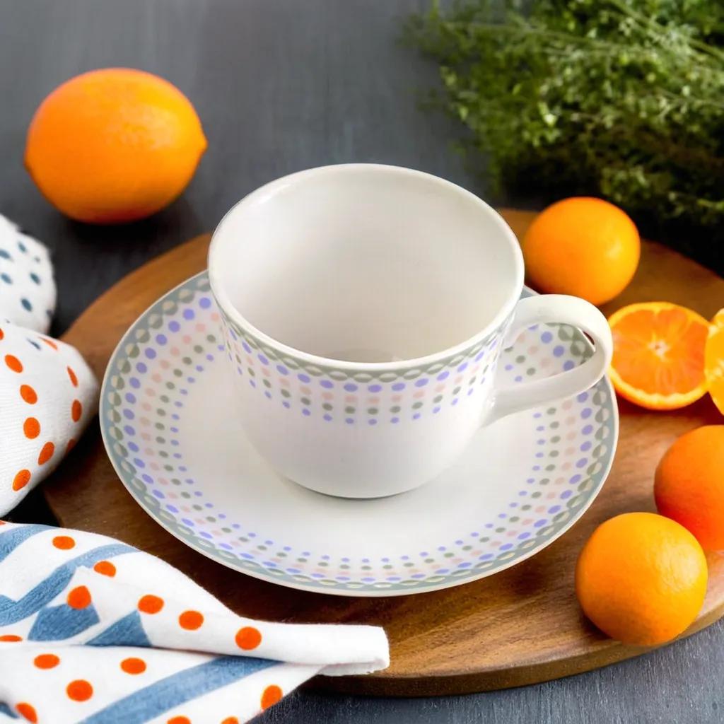 Azure Pastel Dusk – 12-Piece Tea Set
