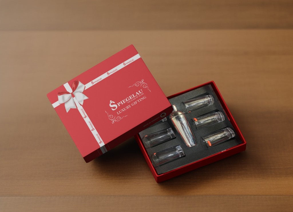 SPIEGELAU Lounge 2.0 Long Drink Gift Set – 7-Piece Crystal Cocktail Collection