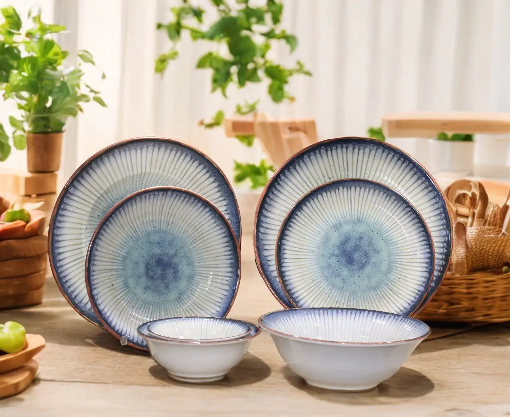 Sare by Azure - Premium Porcelain Dinner Set – A Celebration of Nature’s Vibrance