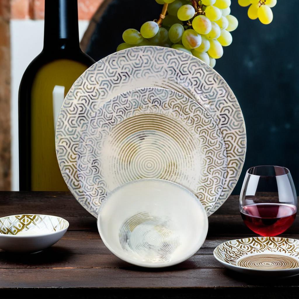 Azure Tenedos – 20 Piece Dinner Set