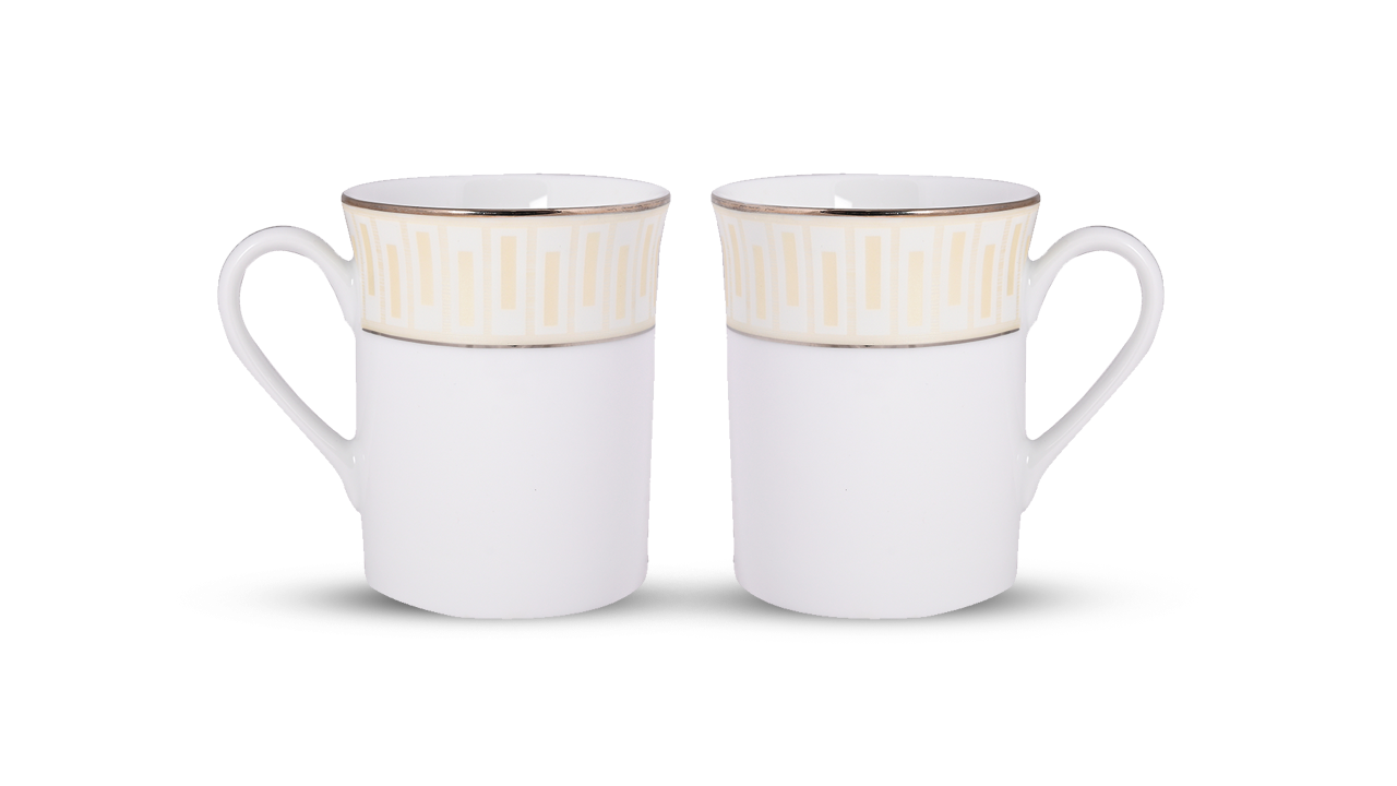 Azure by Dankotuwa Balad – Set of 2 Gold Lining Mug Set