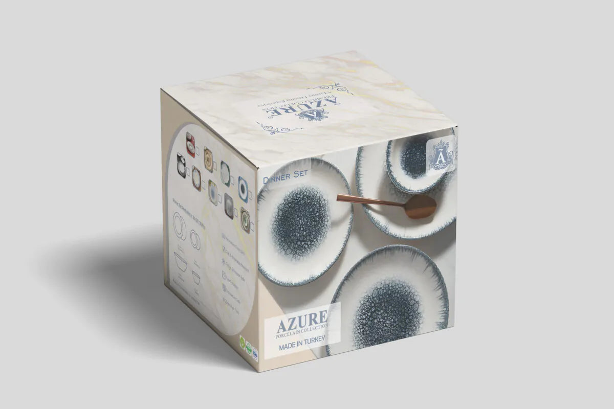 Sare by Azure - Premium Porcelain Dinner Set – A Celebration of Nature’s Vibrance