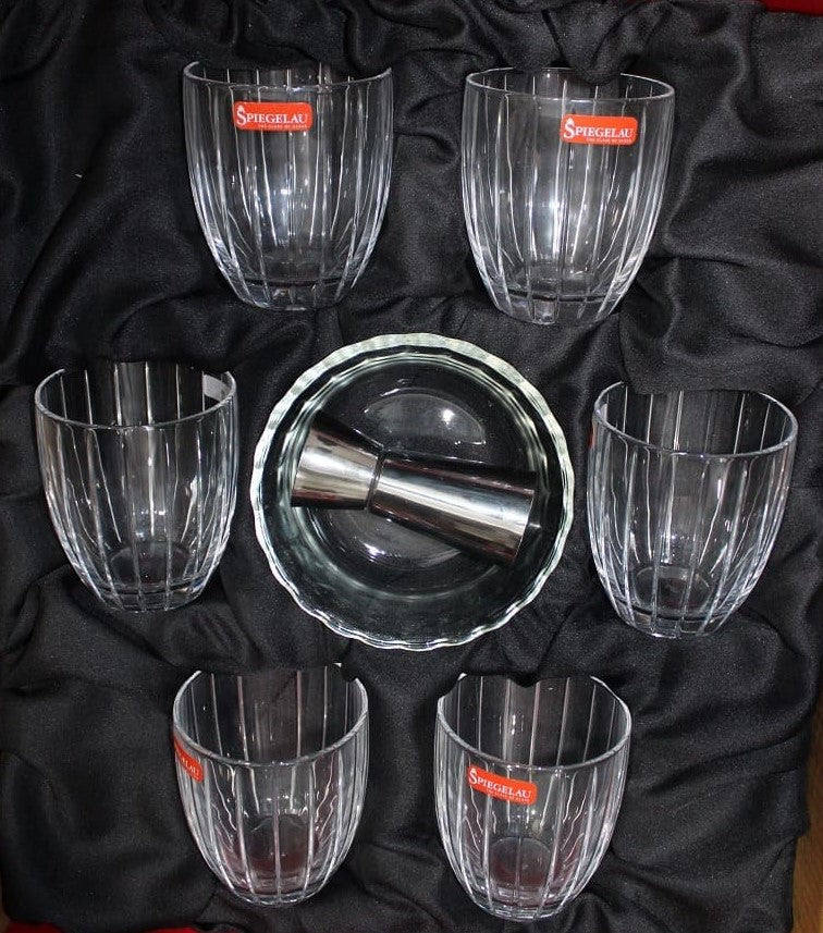 Milano Tumbler Gift Set – 6pcs, 319ml | Premium Crystal Glass