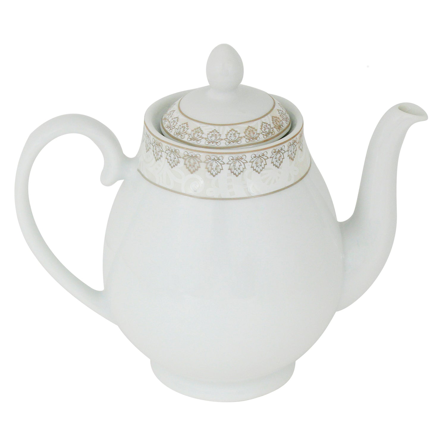 Azure Ivory Bloom – 17 Piece Tea Set