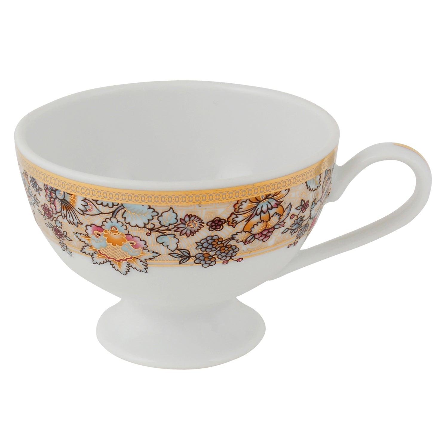 Formal 17-Piece Tea Set- Gold Trim