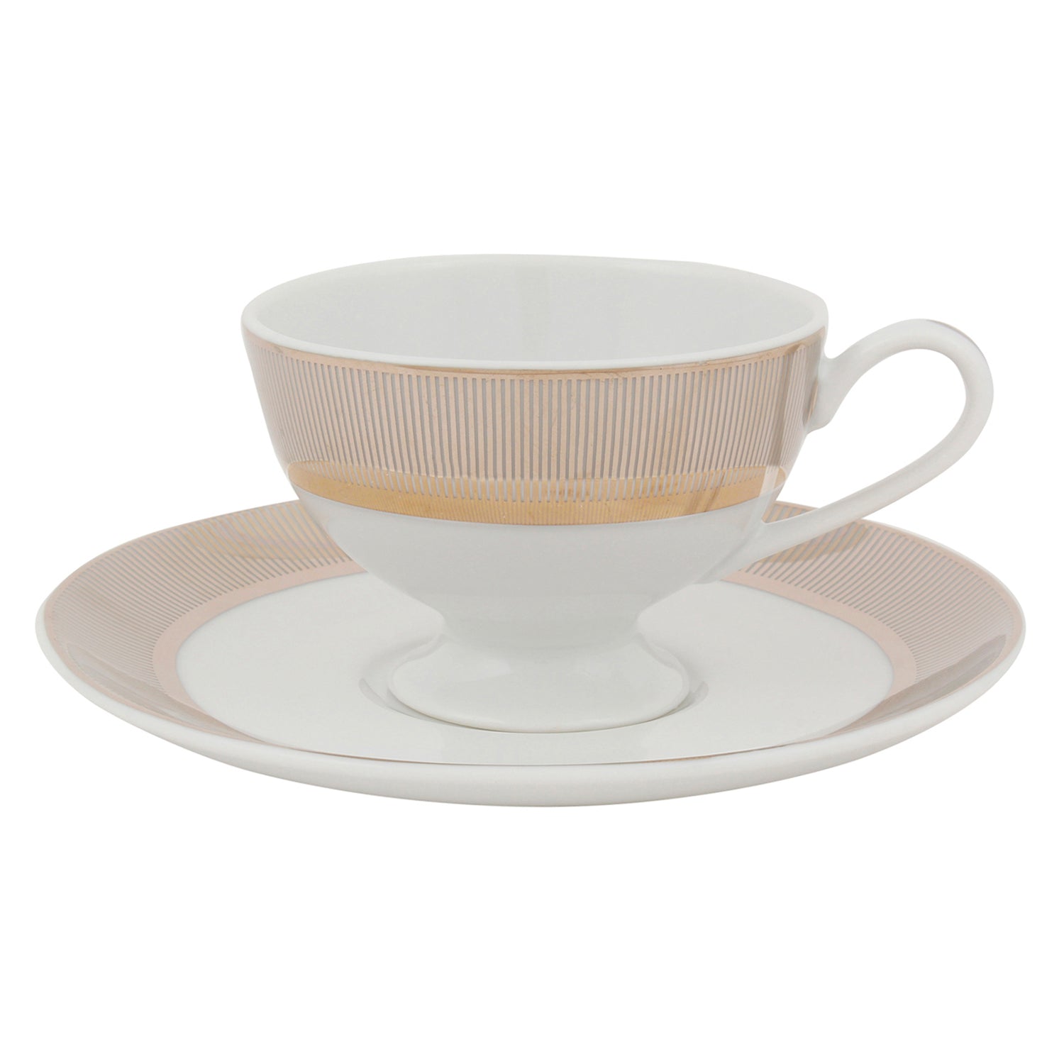 Azure Super Gold 17-piece Tea Set - Platinum Lining