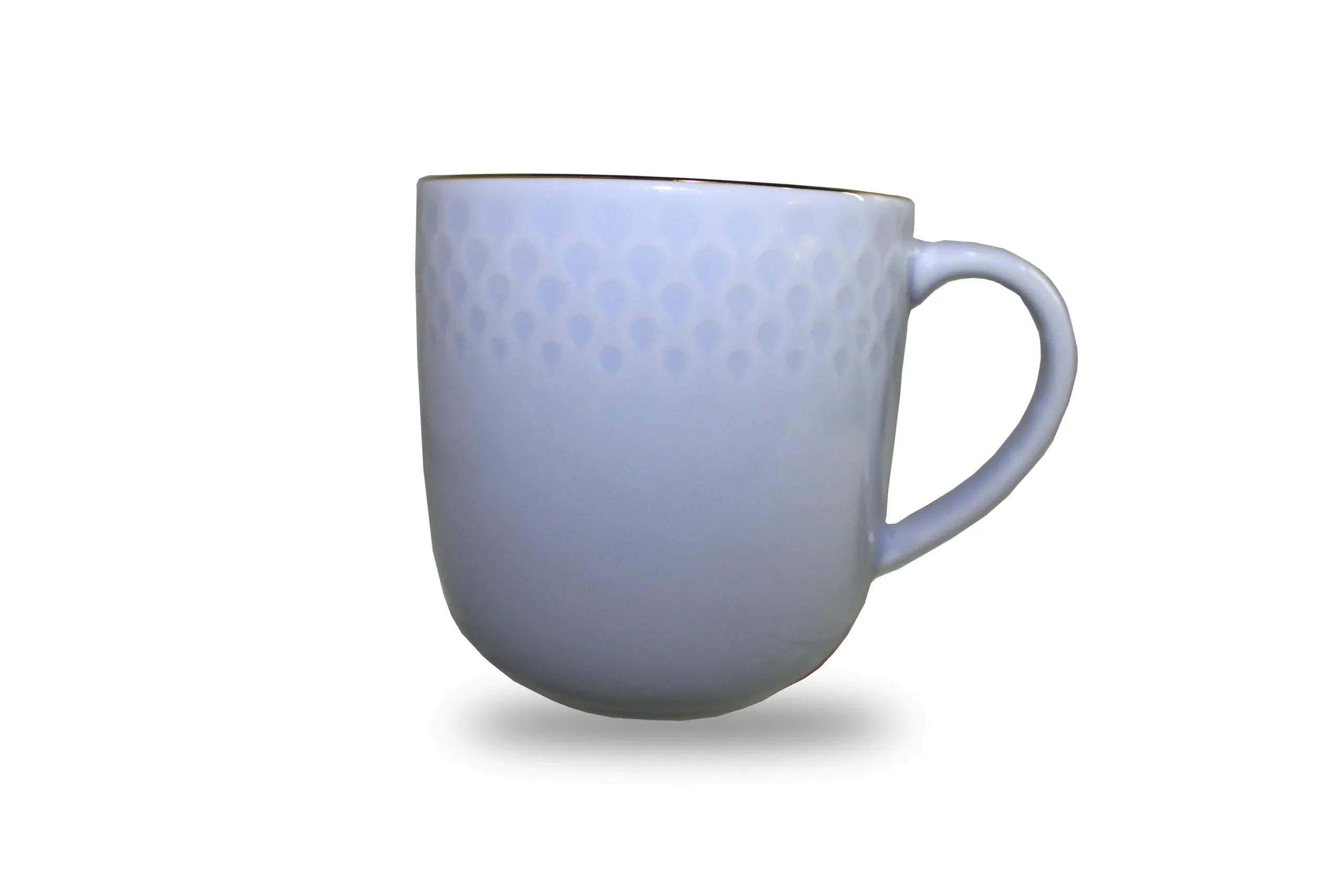 Azure by Dankotuwa Water Drop Blue – Set of 2 Gold Lining Mug Set