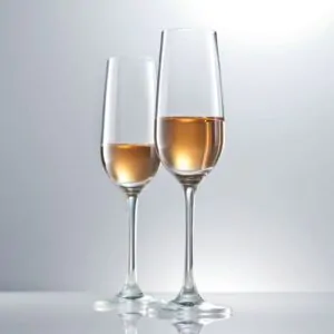 Sherry Champagne Glass Set – 4 Champagne Glasses & 2 Shot Glasses | 110ml | Premium Crystal