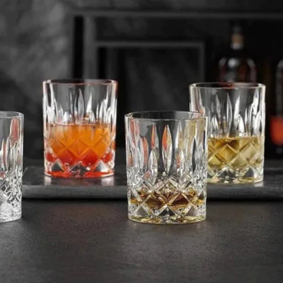 Capri Whisky Tumbler Gift Set – 6pcs, 310ml | Premium Crystal Glass