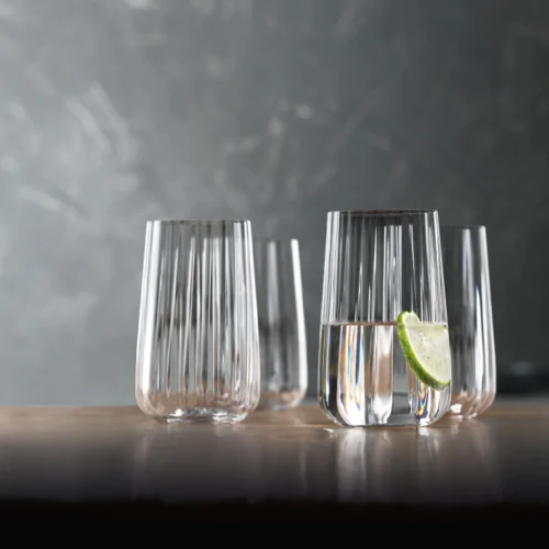 SPIEGELAU LifeStyle 4-Piece Long Drink Glass Set – Premium Crystal