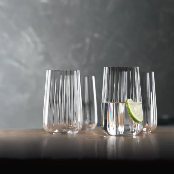SPIEGELAU LifeStyle 4-Piece Long Drink Glass Set – Premium Crystal