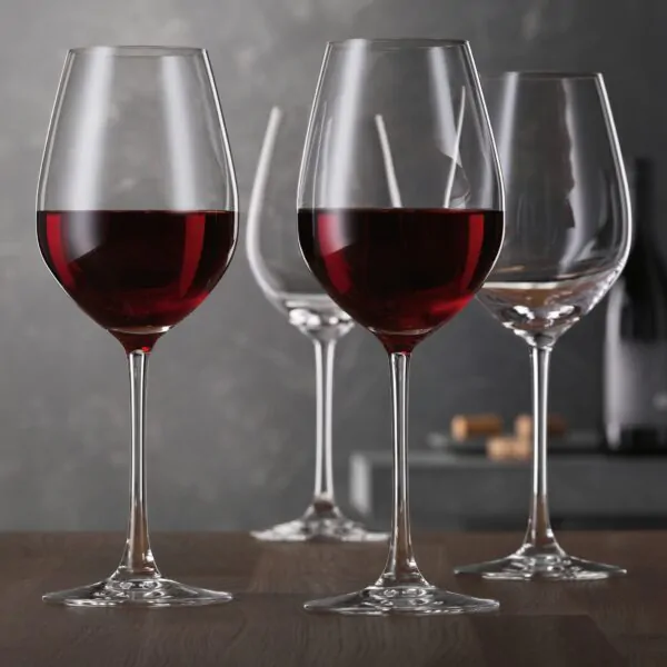 SPIEGELAU Salute Burgundy Wine Glasses – Set of 4