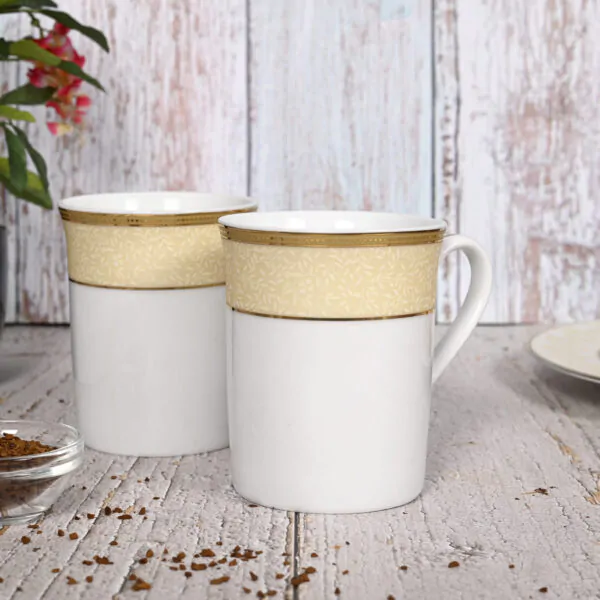 Dankotuwa Pandora Hot Set of 2 Mug – Gold lining