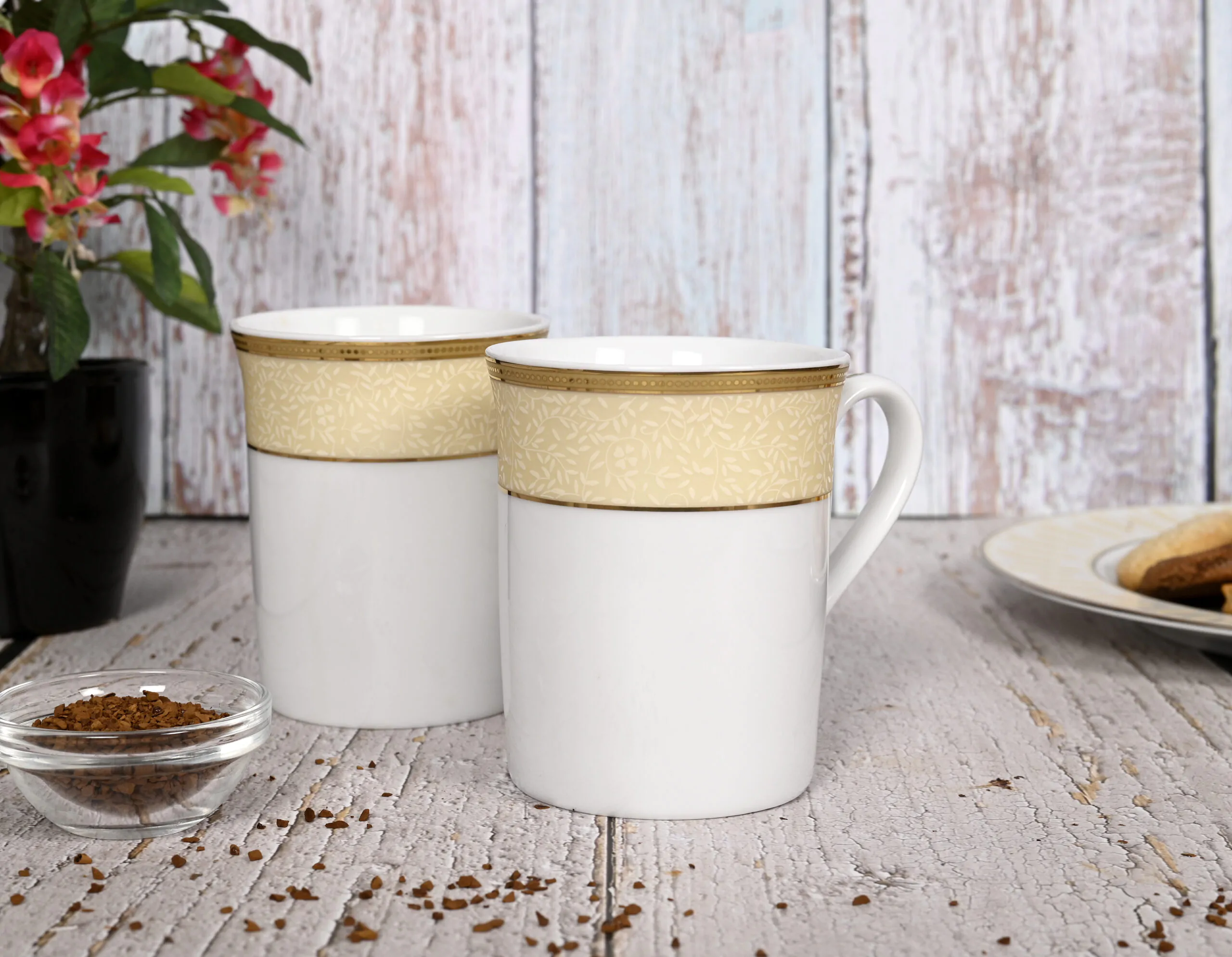 Dankotuwa Pandora Hot Set of 2 Mug – Gold lining