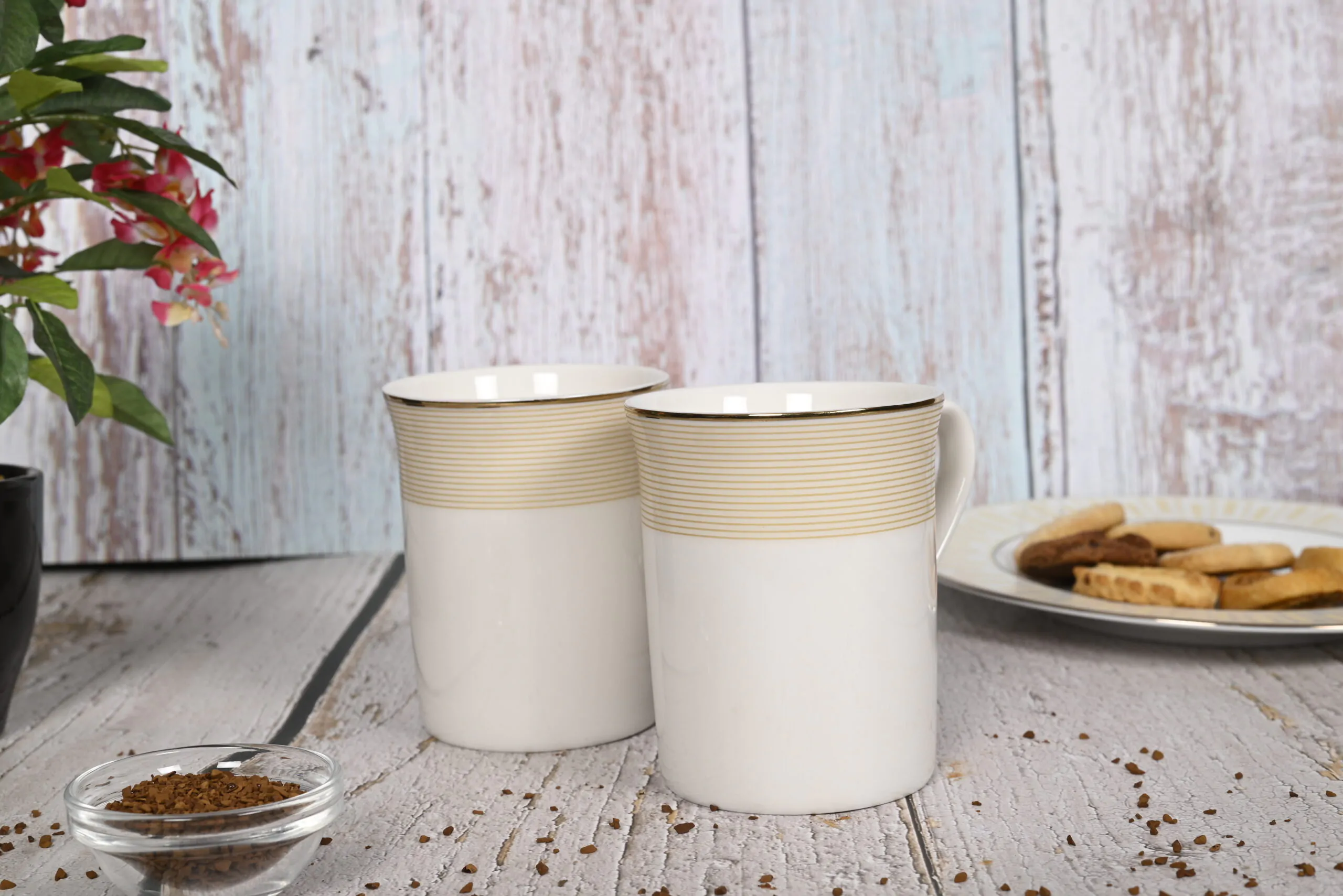 Dankotuwa Valentiono Set of 2 Mugs – Gold lining