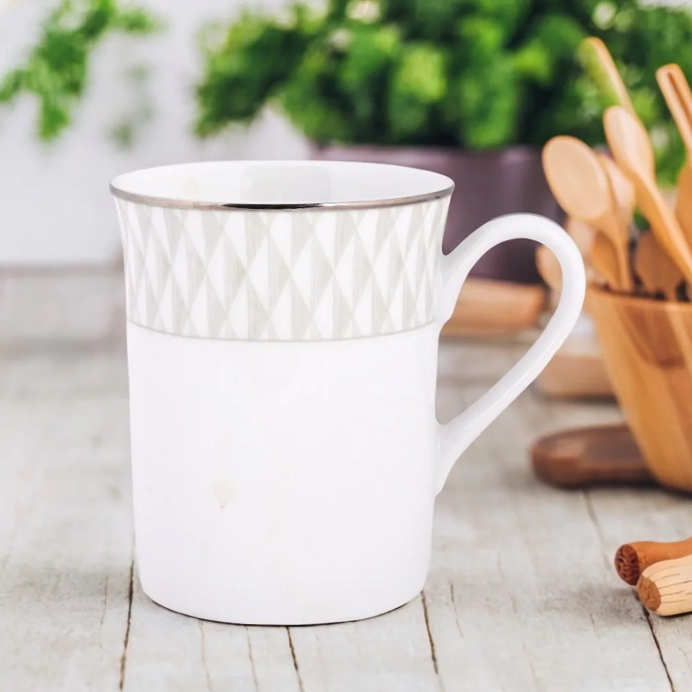 Dankotuwa Asuka Coffee Mug Set (2pc) - Platinum Lining