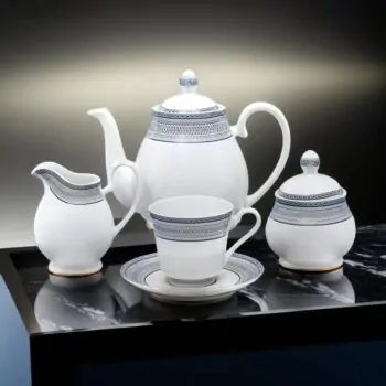 Contemporary Formal 17-Piece Tea Set