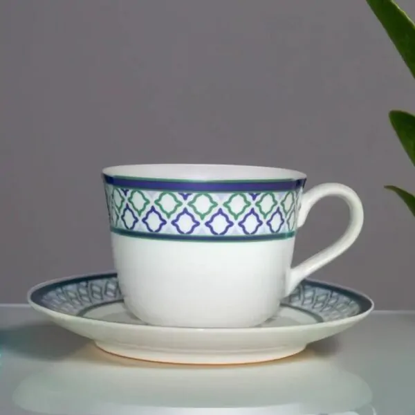Azure12-Piece Cup & Saucer Set