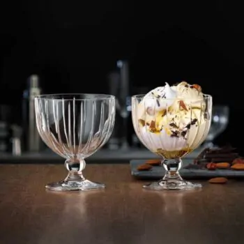 SPIEGELAU DESSERT SET | 8-Piece Crystal Ice Cream Bowl Set