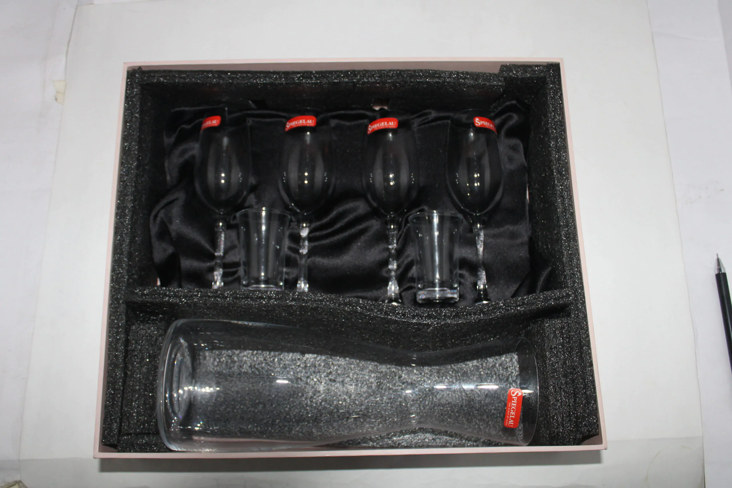 SPIEGELAU SHERRY GLASS & DECANTER SET | 7-Piece Crystal Set