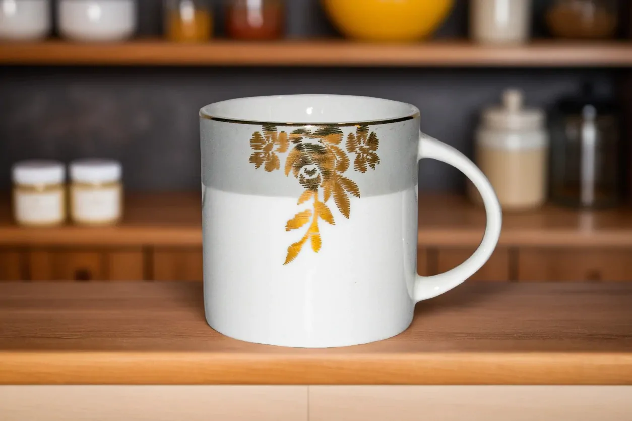 Azure Set of 6 Mug - Gold lining Azure Set of 6 Mug - Gold lining