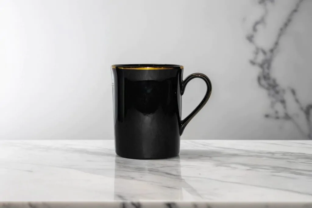 black coffee mugs set 